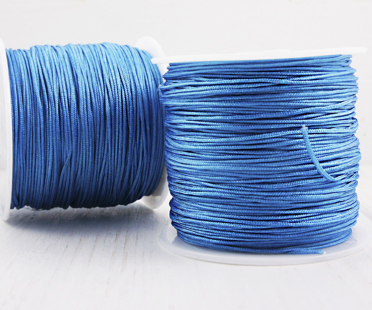 50m 54yrd Nylon Beading Thread Cord String Jewelry Braided Twisted Rope