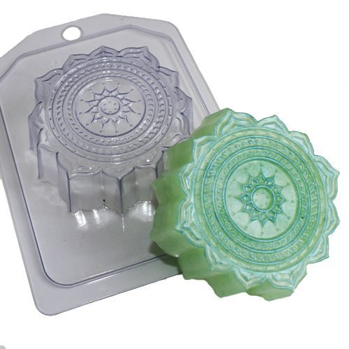 1pc Flower Plastic Soap Making Mold Mould